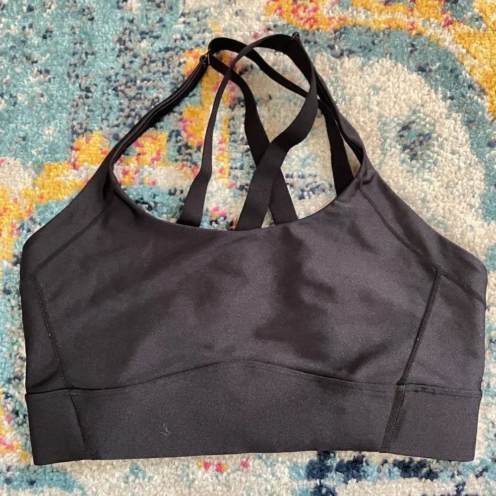 ALL ACCESS SPORTS BRA BLACK STRAPPY M